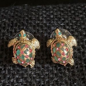 Betsey Johnson Turtle Earrings
